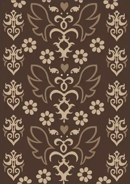 Ковёр: рисунок и цветовая композиция · RUG-0214