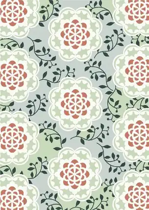 Ковёр: рисунок и цветовая композиция · RUG-0222